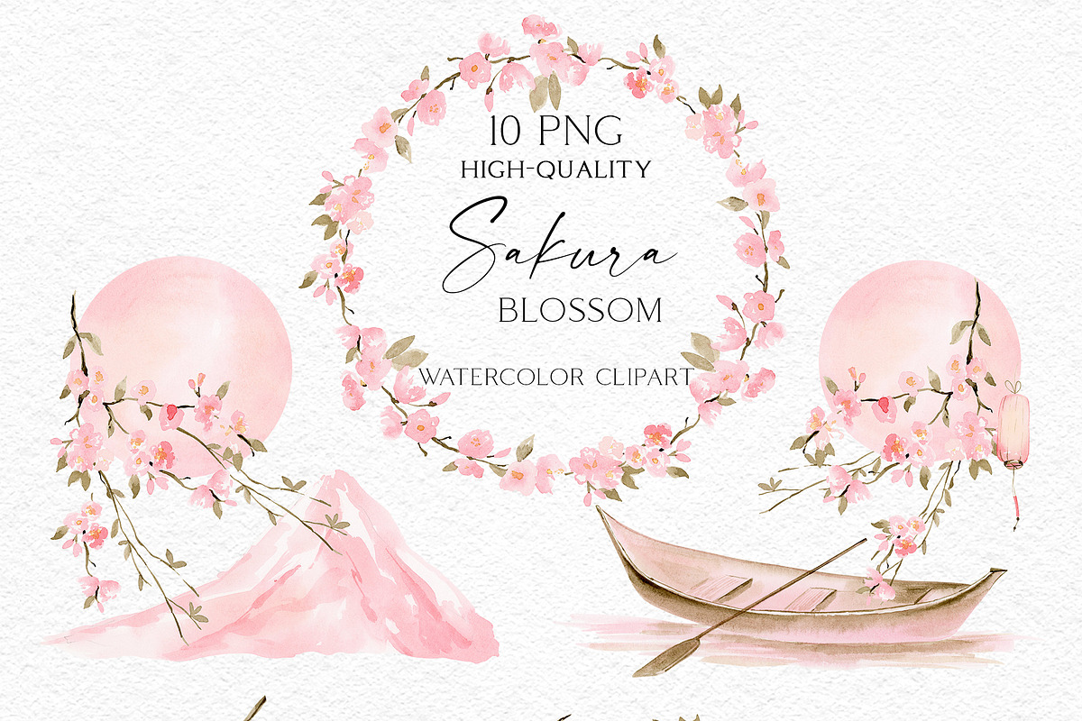 Sakura Season - Delicate watercolour, an Illustration by Olga Koelsch (Photo 4 of 11)