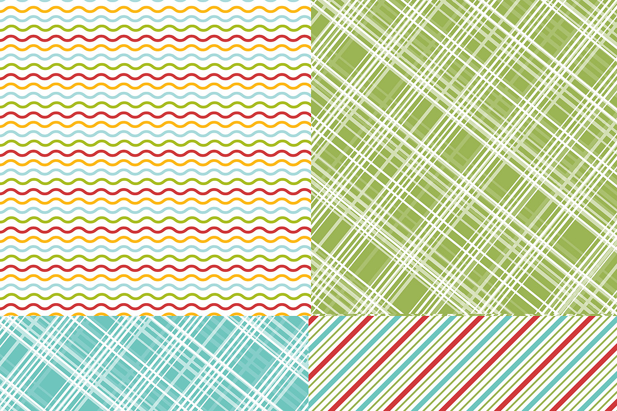 Merry-Merry Christmas Digital Paper preview 3