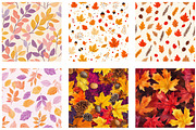 Autumn Leaves Seamless Pattern, a Pattern Graphic by designcity5 (Thumbnail 5 of 5)