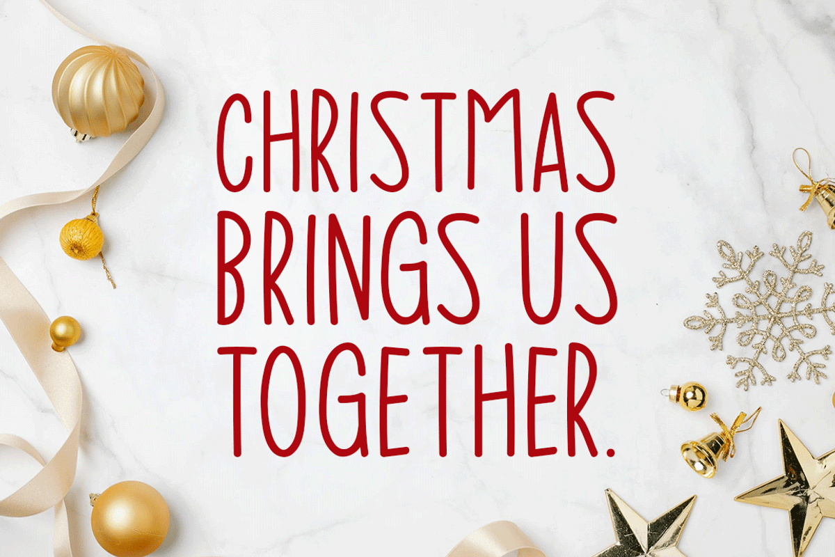 Christmas Blessings Typeface, a Handwritten Font by Seemly Fonts (Photo 5 of 5)