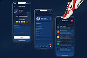 Space Theme Nike App UI UX Design, an UI Kit Template by DesignBox (Thumbnail 4 of 6)