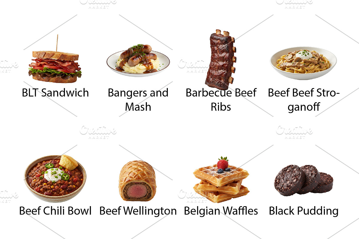 British, Irish & Western Food - PNG, a Food Illustration by Nurlan's shop (Photo 2 of 8)