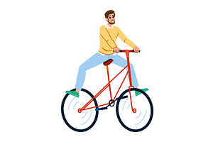 Young man performing trick riding, a Sport Illustration by pikepicture