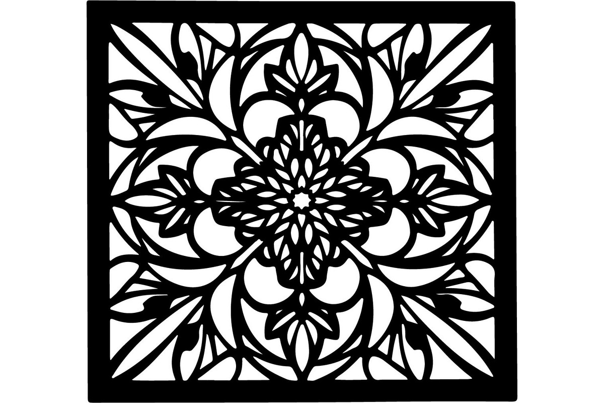 Vintage Ornamental Panel Frame, a Decorative Illustration by Designer_Momina (Photo 2 of 21)