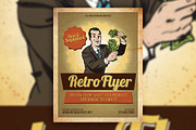 Print-Ready Retro Flyer, a Flyer Template by WeGraphics (Thumbnail 2 of 2)