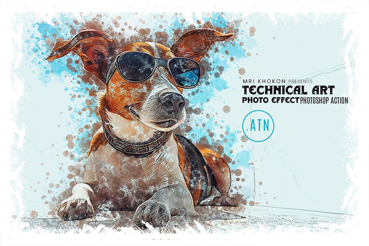Technical Art Photoshop Action, an Action Add-On by MRI STUDIO (Photo 1 of 15)