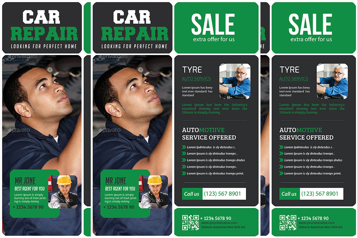 Car Repair Flyer, a Flyer Template by TheGraphicsWorld (Photo 3 of 3)
