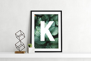 Single wall frame mockup