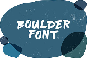 BOULDER - Font