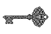 Ornamental Vintage Key SVG Bundle, an Illustration by Gaye Art (Thumbnail 17 of 31)