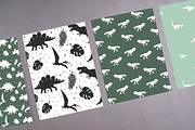 Dinosaur seamless patterns set, a Pattern Graphic by Swetsol (Thumbnail 7 of 7)