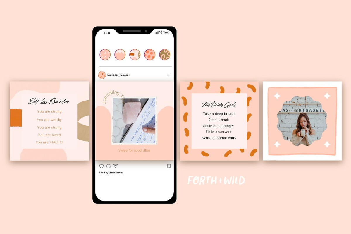 Social Media Templates For CANVA, a Social Media Template by Forth and Wild (Photo 31 of 31)