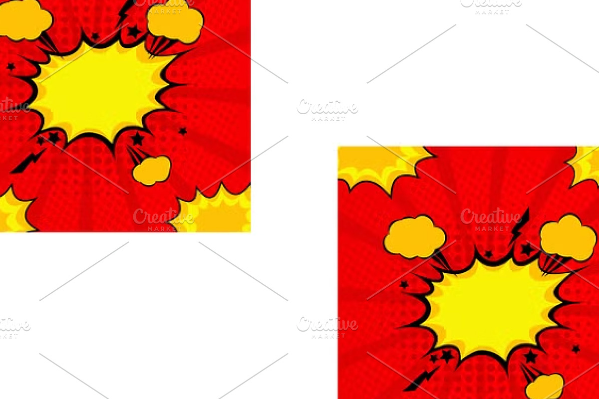Comic Art Background EPS Vector, a Background Graphic by TrueVector
