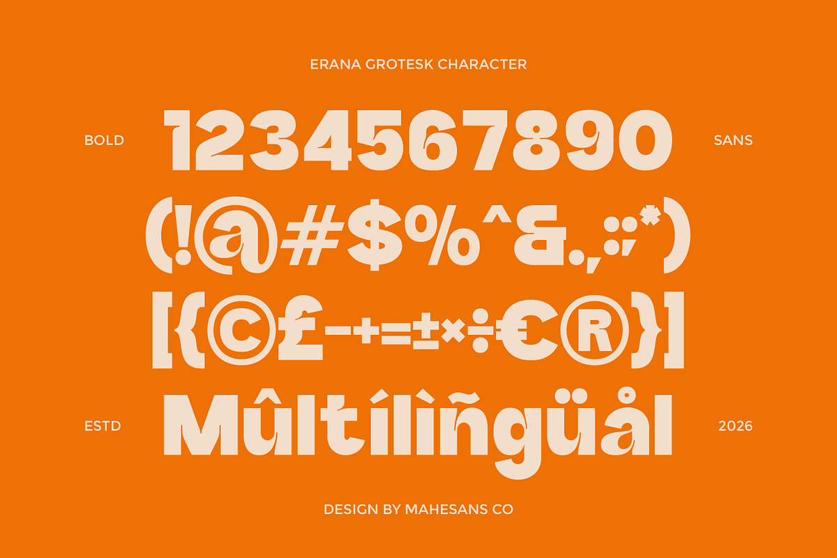 Erana Grotesk – Bold Sans Serif, a Sans Serif Font by Mahesans Co (Photo 9 of 10)