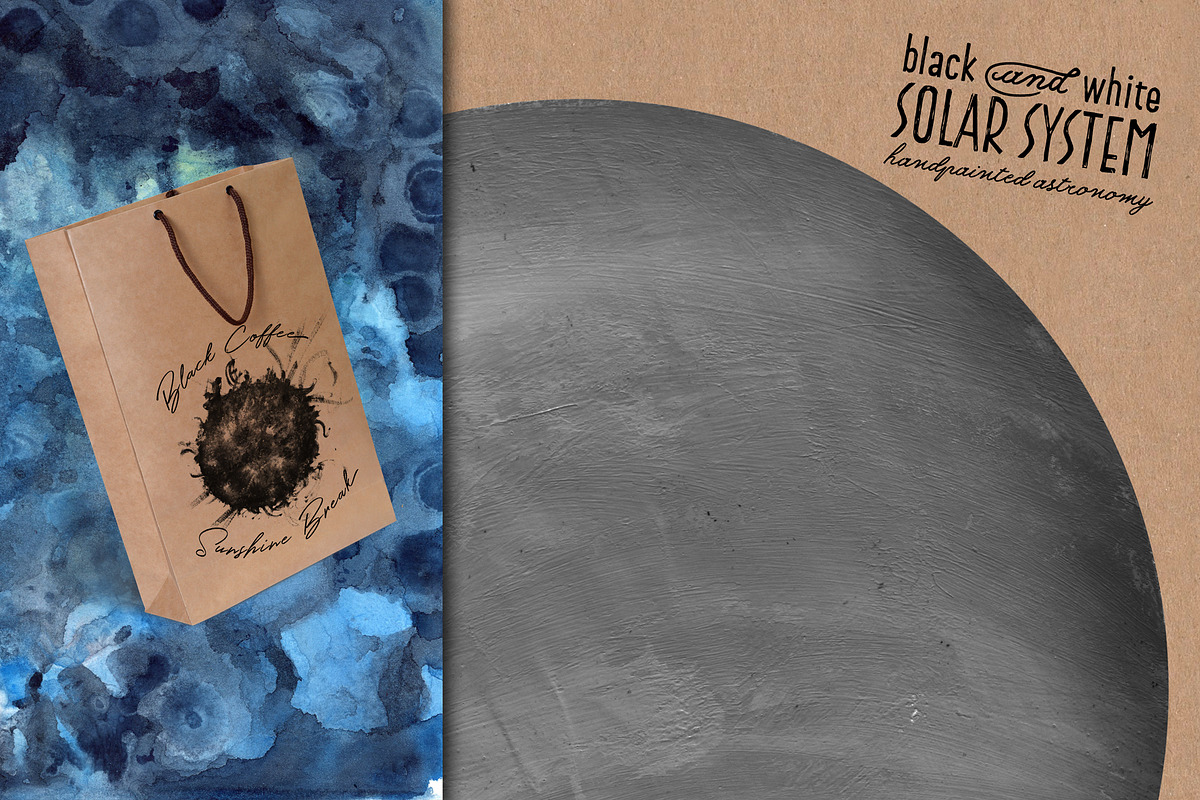 Solar System with gouache and ink, an Illustration by Andrea Tardivo (Photo 15 of 16)