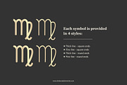 143 Gold Astrology PNG Symbols, an Object Graphic by The Brand Alchemists (Thumbnail 3 of 9)