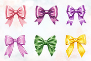Brushstroke printed bow, an Illustration by RobertsArt (Thumbnail 4 of 7)