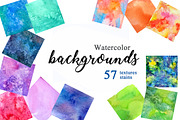 Watercolor colorful backgrounds., a Texture Graphic by yulia.sukhanova (Thumbnail 1 of 5)