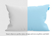 Rectangular pillow mockup, a Mockup by NatalyaZelenova (Thumbnail 3 of 5)
