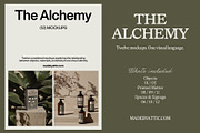 the alchemy : 12 editorial mockups, an Advertising Mockup by Made by Attic (Thumbnail 1 of 5)
