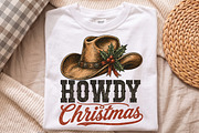 Howdy Christmas PNG,Western, a Seasonal Illustration by Libby Wishes (Thumbnail 4 of 4)