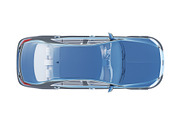 grey luxury sedan car top view - PNG, an Object Graphic by Nurlan's shop (Thumbnail 2 of 3)