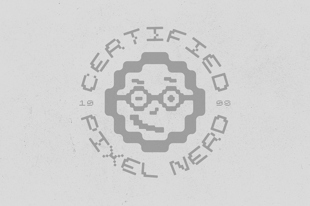 Pixelnerd, a Font by pixelnerdben (Photo 2 of 5)