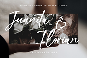Quella Amber - Stylish Signature, a Handwritten Font by CreateBigSupply (Thumbnail 8 of 9)