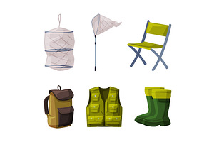 Fishing Equipment and Angling Item, an Object Illustration by TopVectors