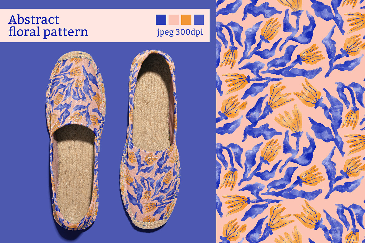 Abstract Floral Seamless Pattern, a Pattern Graphic by BAGIRA | Studio (Photo 1 of 8)