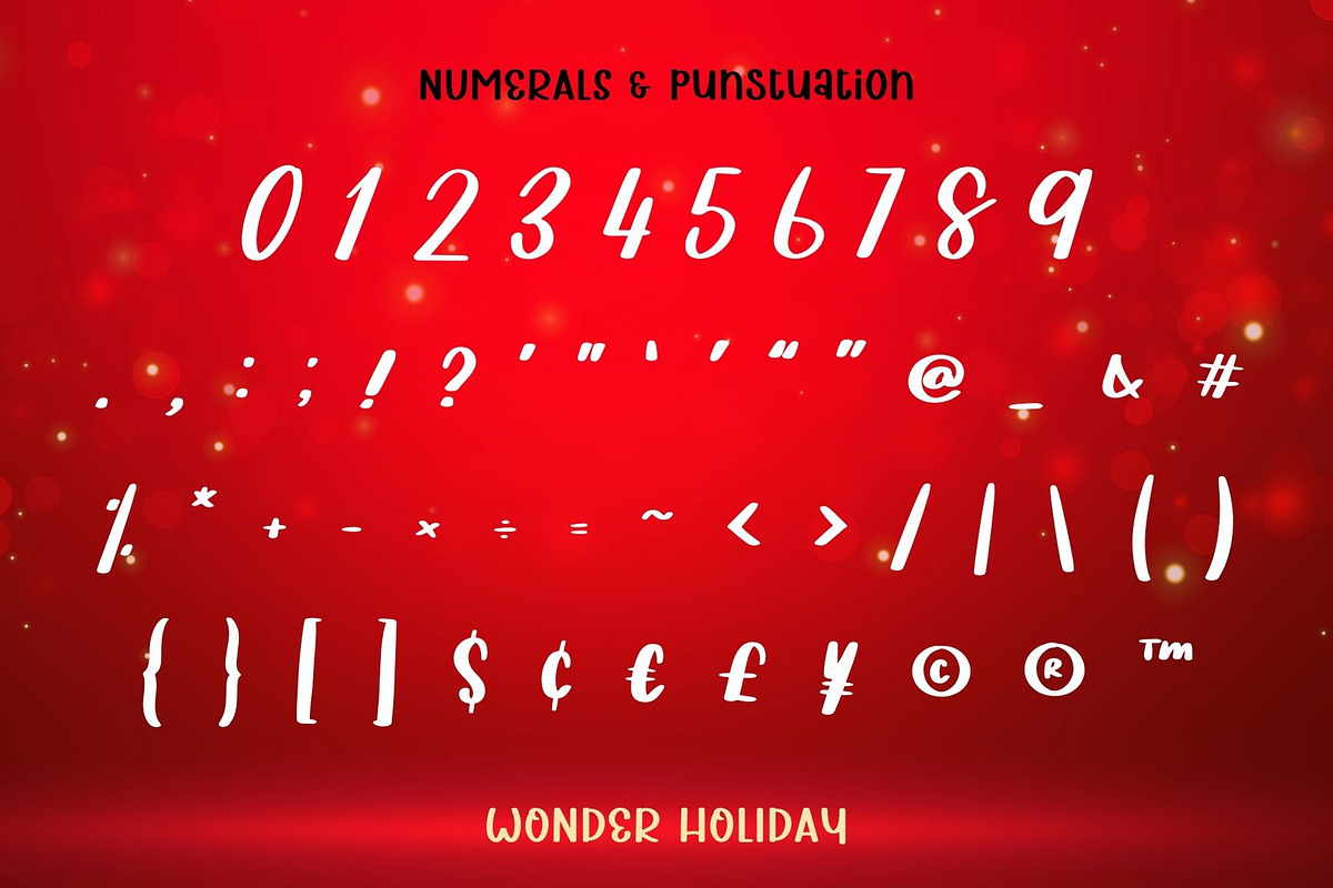 Wonder Holiday - Deco Script Font, a Script Font by AnningArts (Photo 9 of 10)