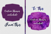 Watercolor Generator for Photoshop, a Texture Graphic by ClipartBrat Graphics (Thumbnail 7 of 9)