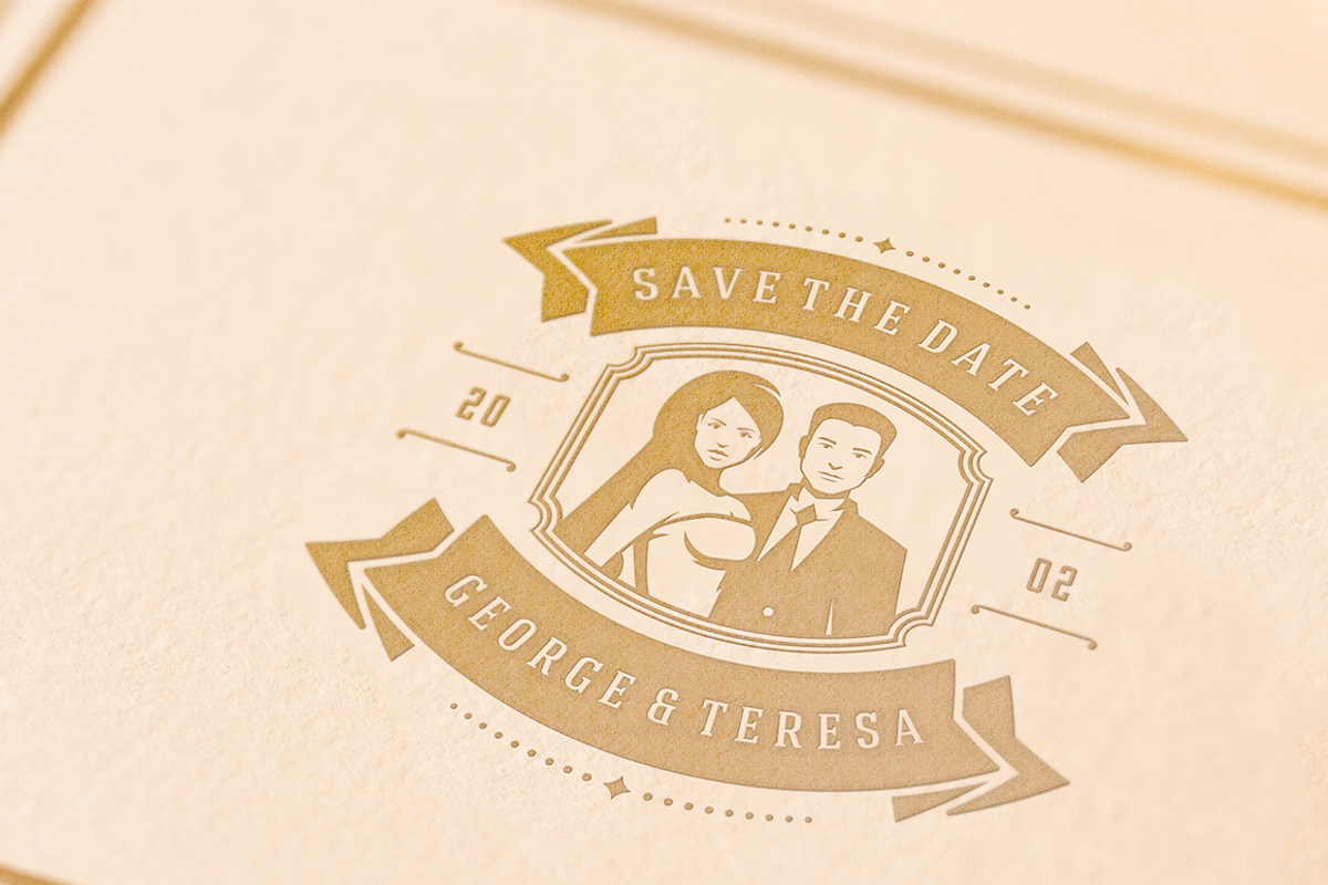 18 Wedding Logos and Badges, a Branding & Logo Template by Vasya Kobelev (Photo 6 of 13)
