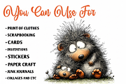 Mom Baby Animals Clipart PNG Set, an Illustration by CreationArt (Thumbnail 6 of 7)