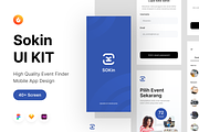 Sokin - Eventfinder UI KIT, a Device Mockup by Odama (Thumbnail 1 of 5)