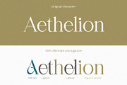 Aethelion - Serif Font, a Serif Font by Alpaprana (Thumbnail 2 of 11)