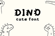 Dino Font, a Handwritten Font by AnnaEshka (Thumbnail 1 of 4)