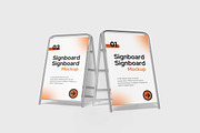 Signboard Mockup, an Advertising Mockup by AndikaGraphic (Thumbnail 5 of 6)