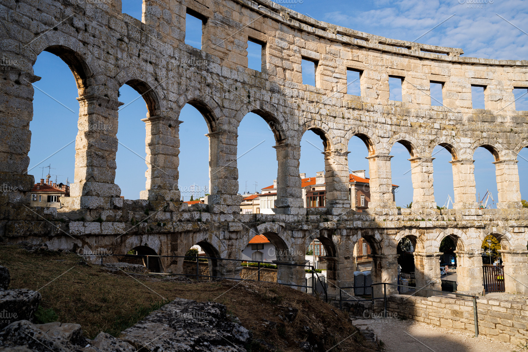 Roman Amphitheater, Pula, Croatia, an Architecture Photo by Bepslabor