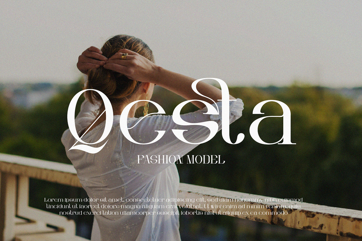Bellga – Elegant Display Serif Font, a Serif Font by Koplexs Studio (Photo 2 of 12)
