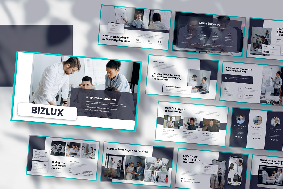 Bizlux - Keynote Template, a Presentation Template by MA-KING_ART (Photo 1 of 4)