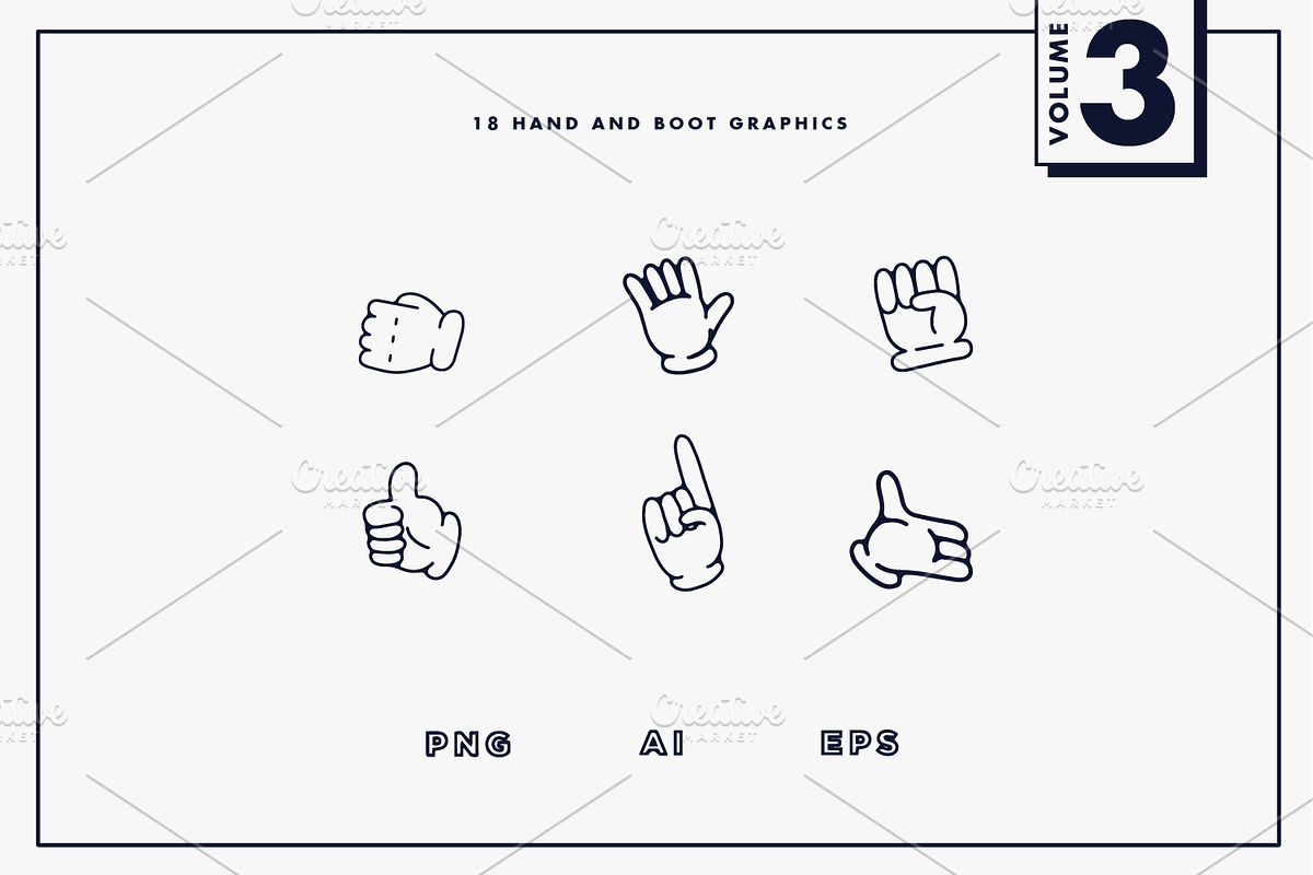 Retro Mascot Parts | VOL 3, an Illustration by GRPXSTORE (Photo 5 of 5)