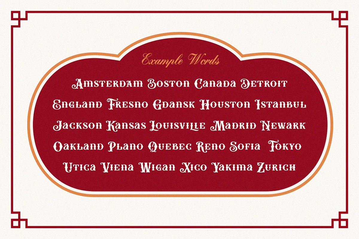Brooks Vintage Font preview 3