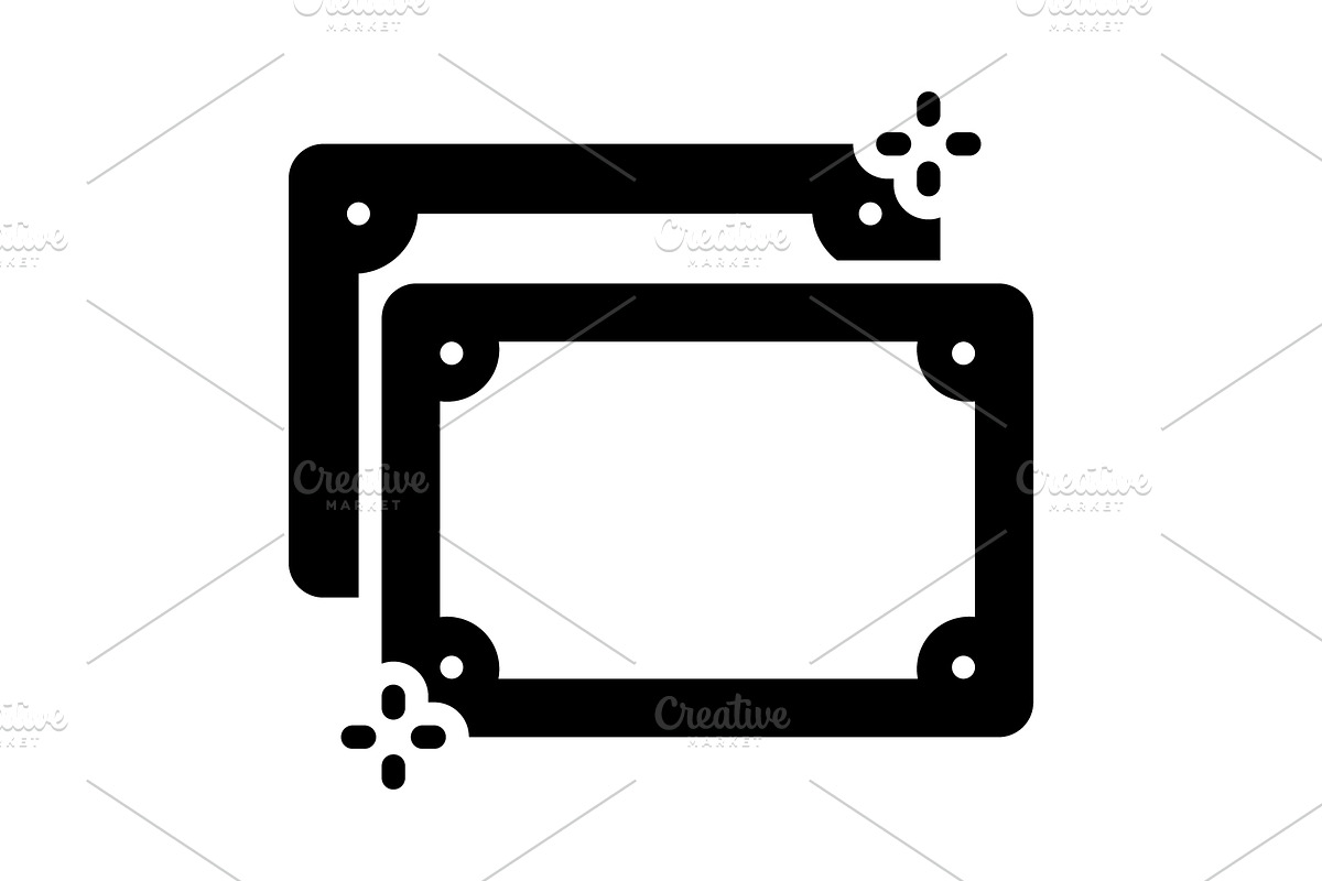 Frames picture solid icon, a Solid Icon by Creative priyanka