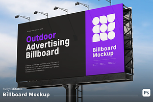 Urban Billboard Mockup, an Advertising Mockup by graphicsauce
