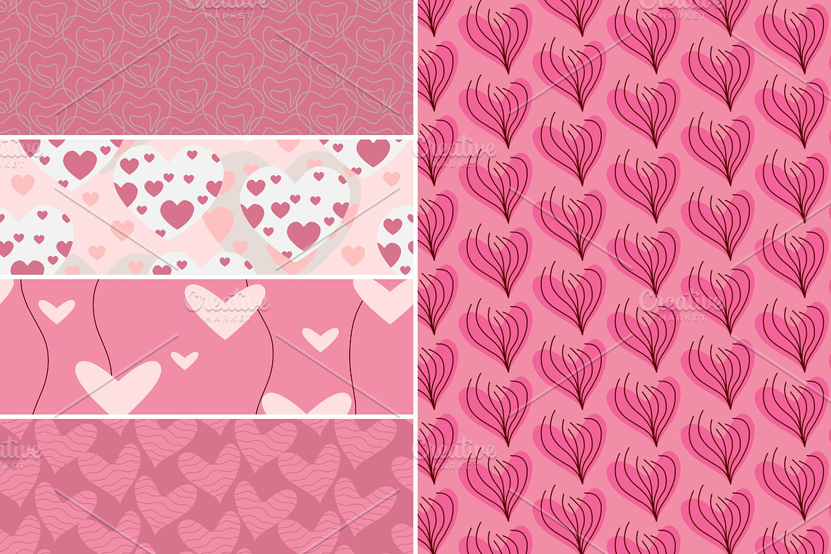 Its Love Season Vector Pattern, a Pattern Graphic by ItsReksita Pattern (Photo 3 of 9)