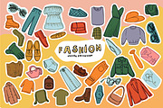 Fashion Vector Collection + Font, a Decorative Illustration by Anada Arty (Thumbnail 6 of 10)