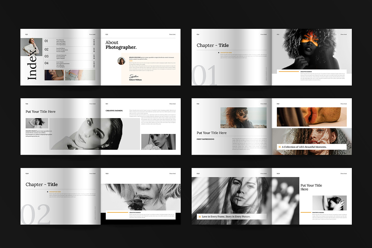 Photography Magazine Template Lands, a Magazine Template by Spark_Creative (Photo 10 of 14)