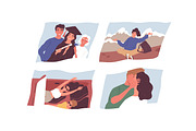 Girl memories, life scenes set, a Person Illustration by Good Studio (Thumbnail 2 of 4)