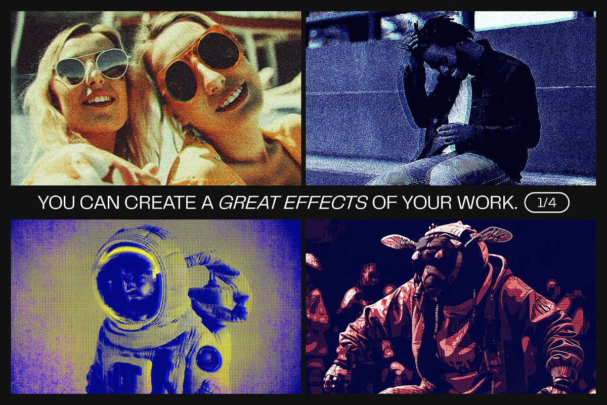 12 Photo Effect Templates, a Layer Style Add-On by iDoodle Studio (Photo 3 of 6)